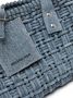 Balenciaga Bistro denim rugzak Blauw - Thumbnail 4