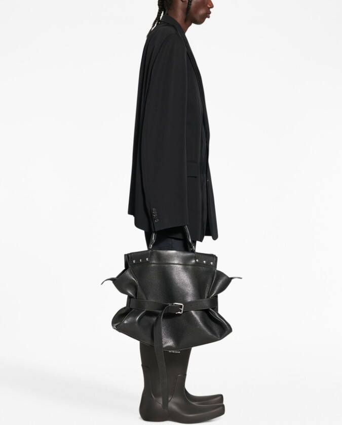 Balenciaga Blazer met enkele rij knopen Zwart