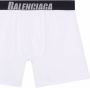 Balenciaga Boxershorts met logo tailleband Wit - Thumbnail 4