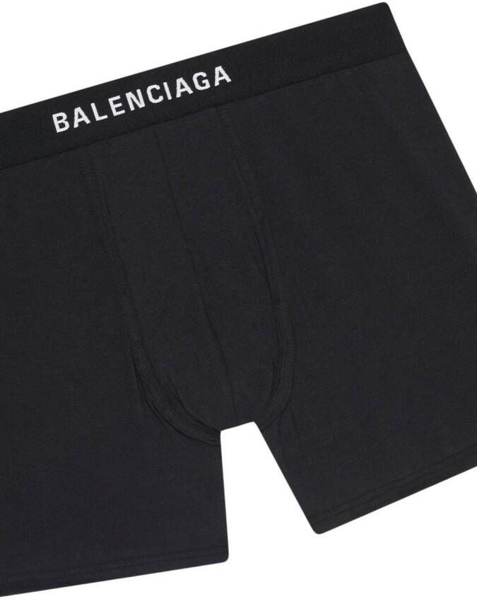 Balenciaga Boxershorts met logoband Zwart