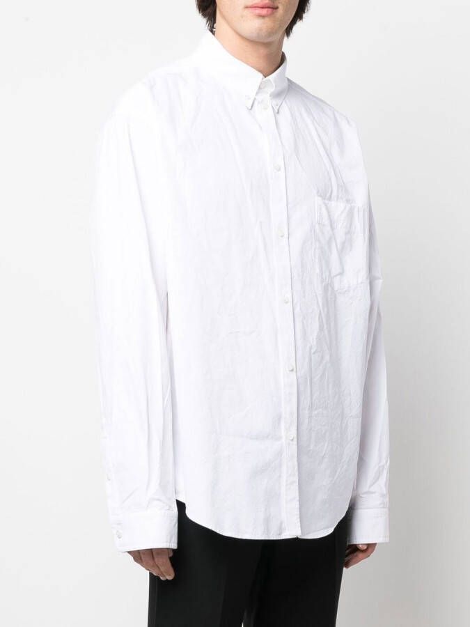 Balenciaga Button-down overhemd Wit