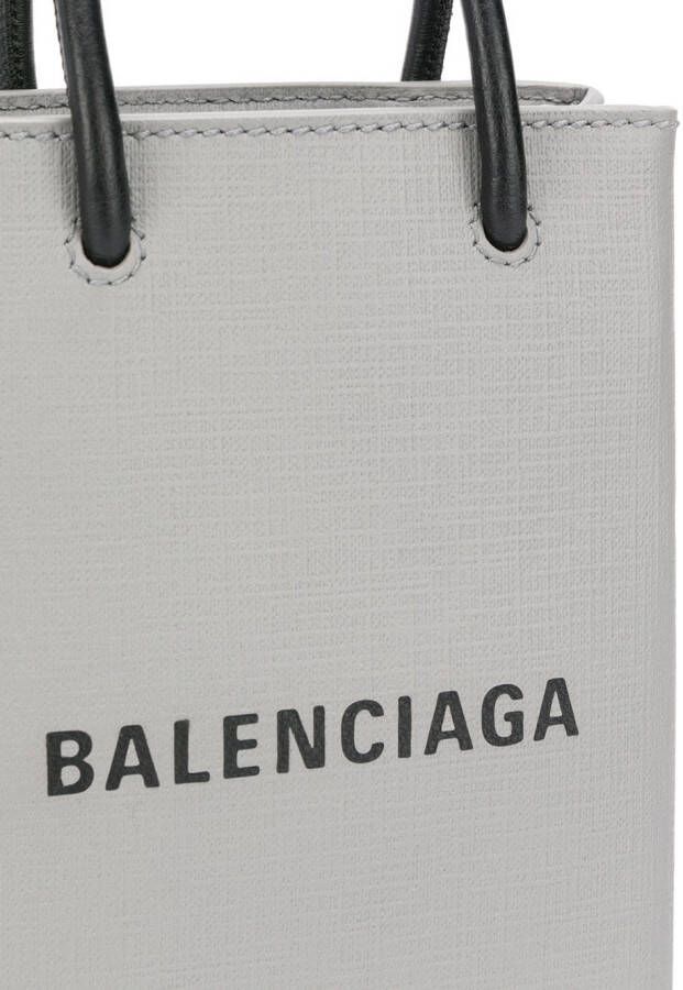 Balenciaga Crossbodytas met logoprint Grijs