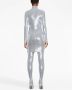 Balenciaga Midi-jurk verfraaid met kristallen Zilver - Thumbnail 4
