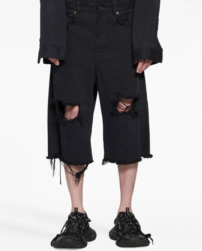 Balenciaga Denim shorts Zwart