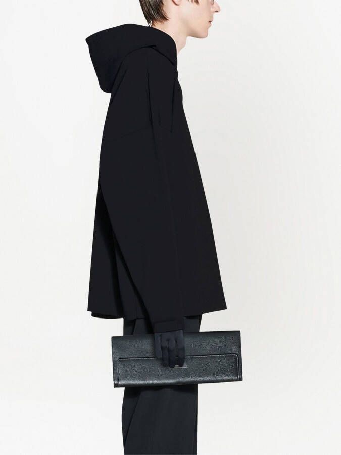 Balenciaga Gebreide hoodie Zwart