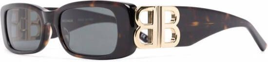 Balenciaga Eyewear Dynasty zonnebril Bruin