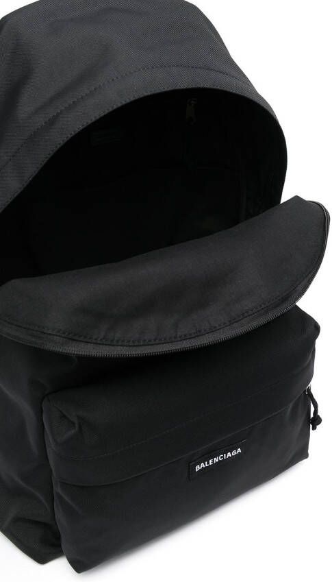 Balenciaga Explorer rugzak met logo Zwart