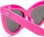 Balenciaga Eyewear BB zonnebril met cat-eye montuur Roze - Thumbnail 3