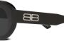Balenciaga Eyewear BB0235S zonnebril met rond montuur Zwart - Thumbnail 3