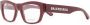 Balenciaga Eyewear Bril met rechthoekig montuur Rood - Thumbnail 2