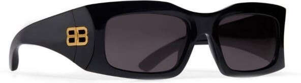 Balenciaga Eyewear Bril met rechthoekig montuur Zwart