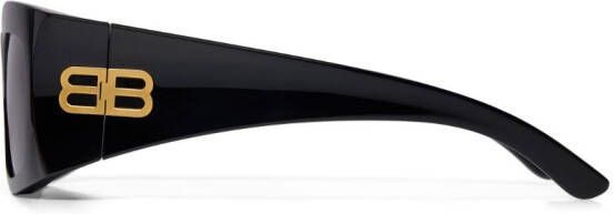 Balenciaga Eyewear Bril met rechthoekig montuur Zwart