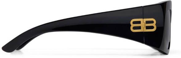 Balenciaga Eyewear Bril met rechthoekig montuur Zwart