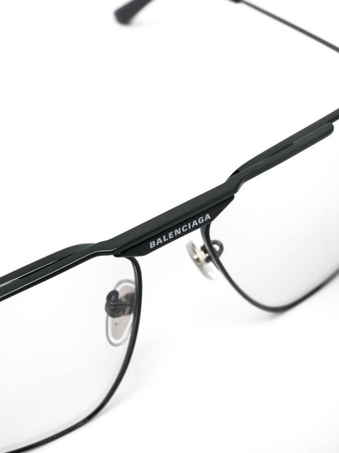 Balenciaga Eyewear Tag 2.0 Navigator zonnebril Zwart