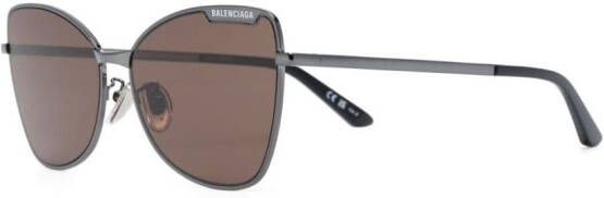 Balenciaga Eyewear Zonnebril met cat-eye montuur Zwart