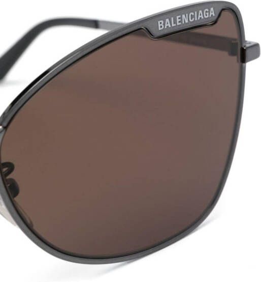 Balenciaga Eyewear Zonnebril met cat-eye montuur Zwart