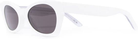 Balenciaga Eyewear Zonnebril met cat-eye montuur Wit