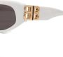 Balenciaga Eyewear Zonnebril met D-montuur Wit - Thumbnail 3