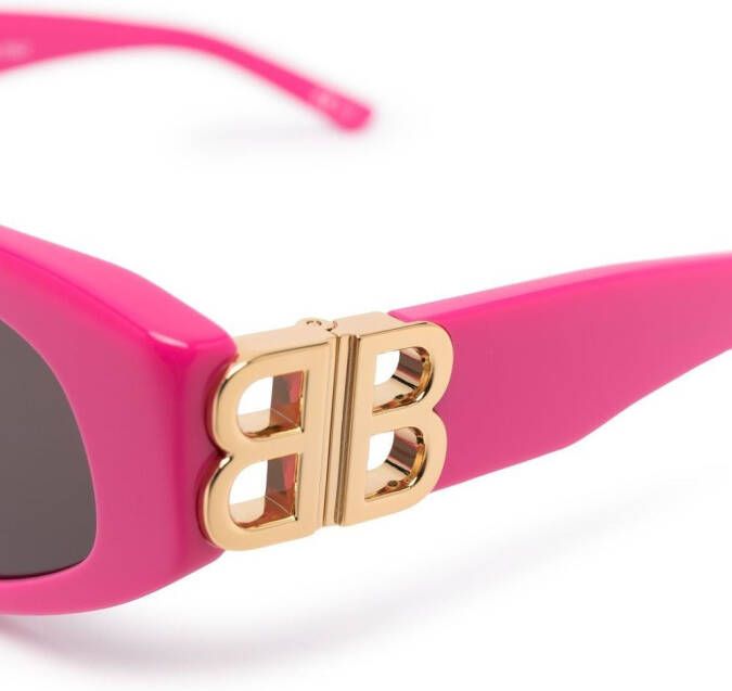 Balenciaga Eyewear Dynasty zonnebril met D-montuur Roze
