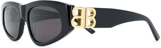 Balenciaga Eyewear Dynasty zonnebril met D-montuur Zwart
