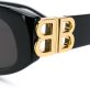 Balenciaga Eyewear Dynasty zonnebril met D-montuur Zwart - Thumbnail 3
