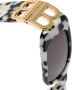 Balenciaga Eyewear Dynasty zonnebril met rechthoekig montuur Beige - Thumbnail 3