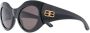 Balenciaga Eyewear Zonnebril met cat-eye montuur Zwart - Thumbnail 2