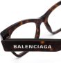 Balenciaga Eyewear Bril met gegraveerd logo Bruin - Thumbnail 3