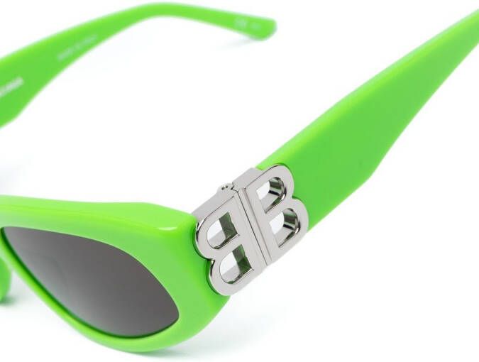 Balenciaga Eyewear Zonnebril met cat-eye montuur Groen