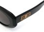 Balenciaga Eyewear Zonnebril met rond montuur Zwart - Thumbnail 3