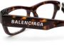 Balenciaga Eyewear Bril met rechthoekig montuur Bruin - Thumbnail 3