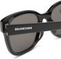 Balenciaga Eyewear Zonnebril met vierkant montuur Zwart - Thumbnail 3