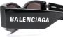 Balenciaga Eyewear Zonnebril met logoprint Zwart - Thumbnail 3