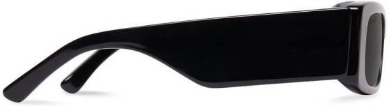 Balenciaga Eyewear Max zonnebril met rechthoekig montuur Zwart