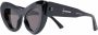 Balenciaga Eyewear Mega cat-eye zonnebril Zwart - Thumbnail 2