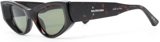 Balenciaga Eyewear Odeon zonnebril met cat-eye montuur Bruin