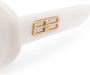 Balenciaga Eyewear Zonnebril met oversized rond montuur Wit - Thumbnail 3