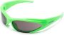 Balenciaga Eyewear Reverse Xpander zonnebril met rechthoekig montuur Groen - Thumbnail 2