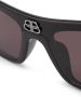 Balenciaga Eyewear Shield zonnebril Zwart - Thumbnail 3