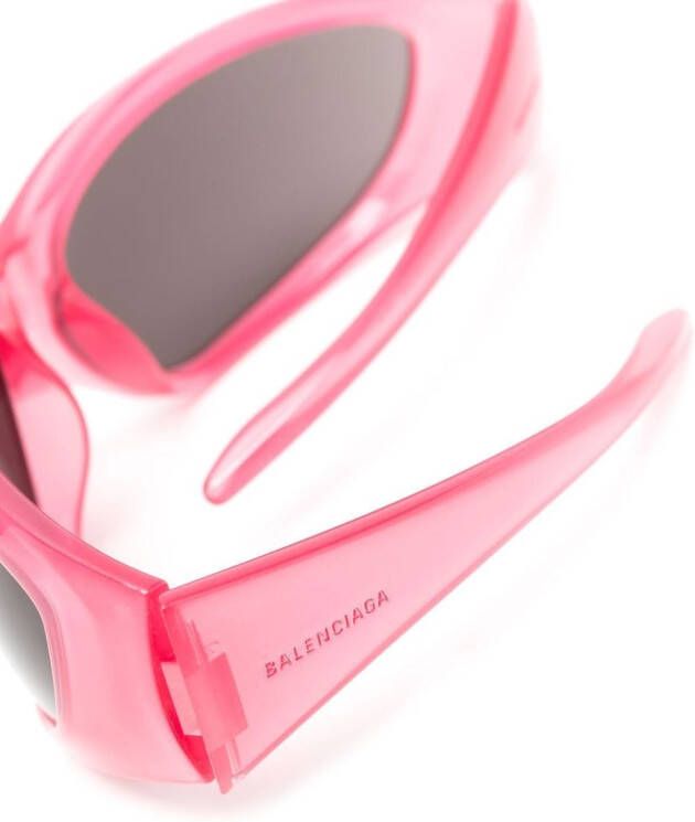 Balenciaga Eyewear Skin XXL cat-eye zonnebril Roze