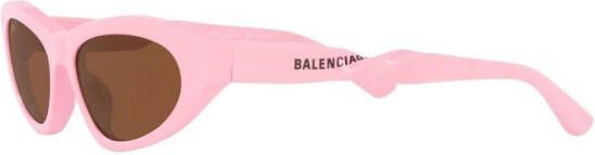 Balenciaga Eyewear Zonnebril met cat-eye montuur Roze