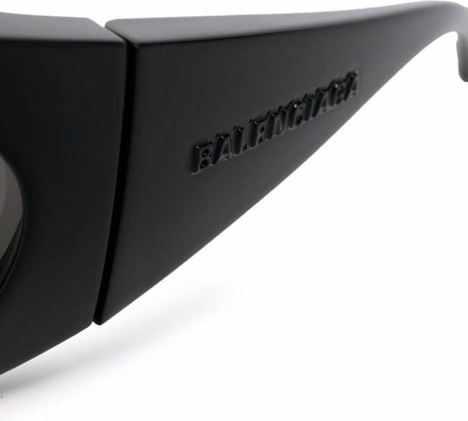 Balenciaga Eyewear Void zonnebril met vlinder montuur Zwart