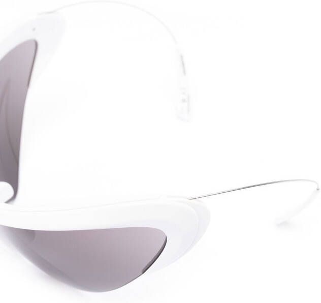 Balenciaga Eyewear Zonnebril met cat-eye montuur Wit