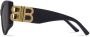 Balenciaga Eyewear XL Dynasty zonnebril Zwart - Thumbnail 4