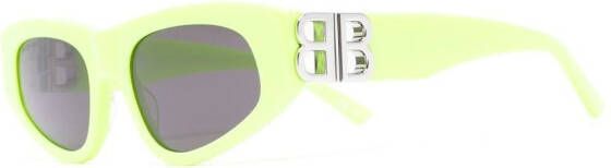 Balenciaga Eyewear Zonnebril met D-montuur Geel