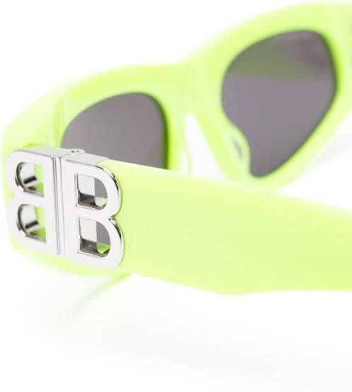 Balenciaga Eyewear Zonnebril met D-montuur Geel