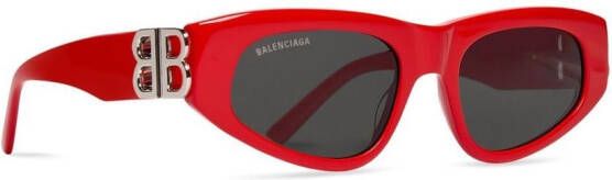 Balenciaga Eyewear Zonnebril met D-montuur Rood