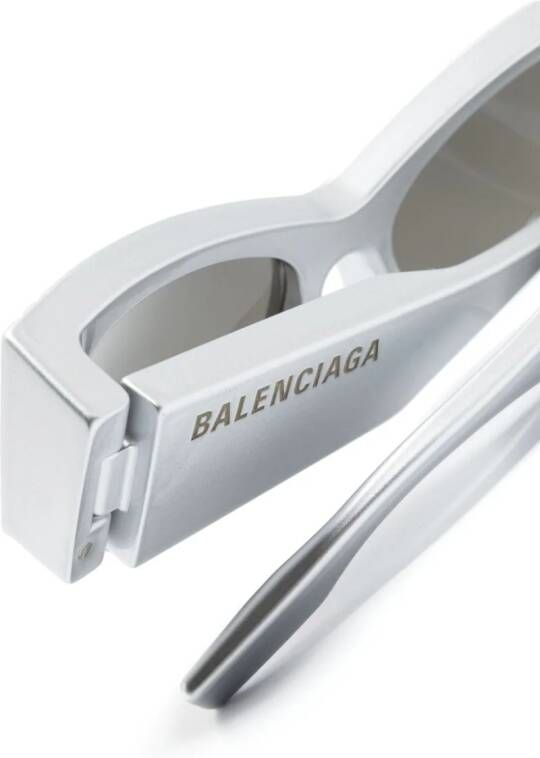 Balenciaga Eyewear Zonnebril met D-montuur Zilver