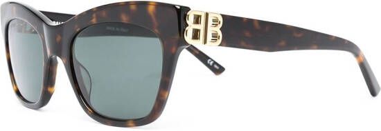 Balenciaga Eyewear Zonnebril met kattenoog montuur Bruin
