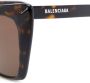 Balenciaga Eyewear Zonnebril met kattenoog montuur Bruin - Thumbnail 3